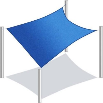 ALEKO Rectangle 13' x 10' Waterproof Sun Shade Sail Canopy Tent Replacement, Blue   556737861